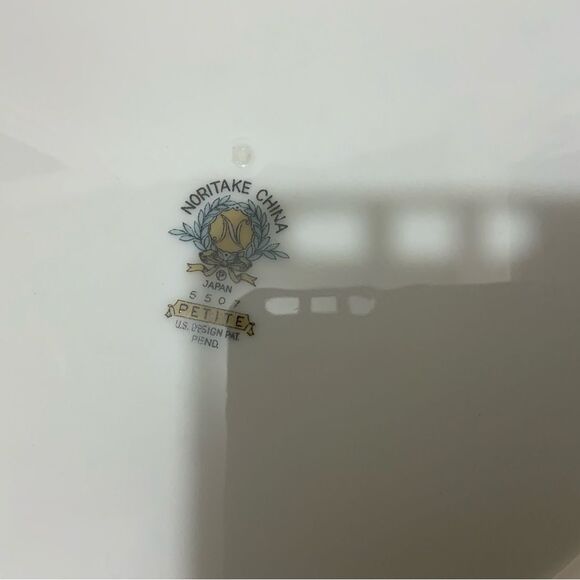 Vintage Noritake Petite #5507 Dinner Plates (4) 10-1/4" Circa 1950's Platinum G1 - Picture 6 of 6